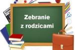 Zebranie z rodzicami rok szkolny 2025/2026